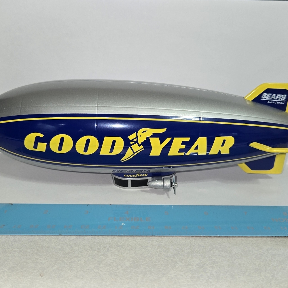 Goodyear die cast blimp bank